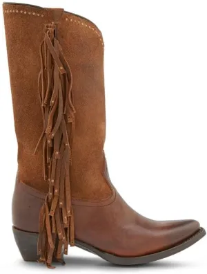 Frye Women's FR40809 Sacha Tall Fringe