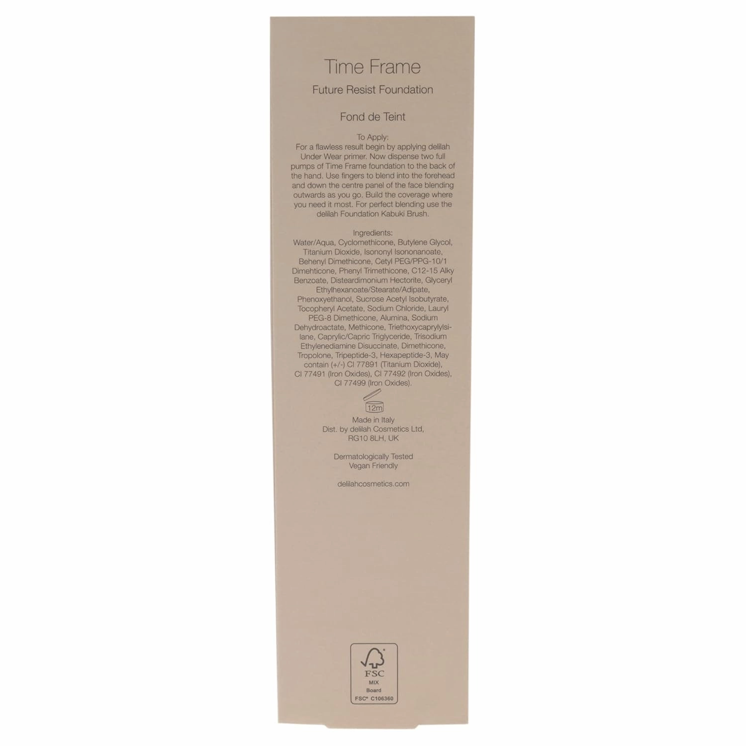 Future Resist Foundation (Shade: Chestnut), 1.28 oz