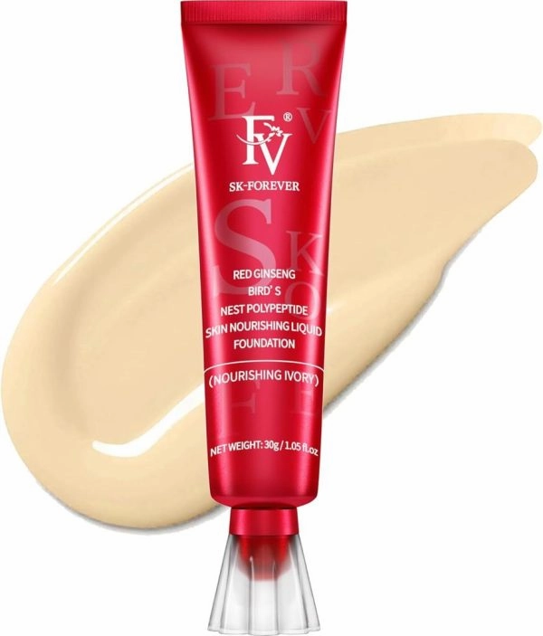 Fv Waterproof Foundation With Medium Coverage, Oil-free & Long Lasting, Matte Foundation For Oily/normal Skin, Liquid Makeup Foundation For Face, Natural Beige 30g