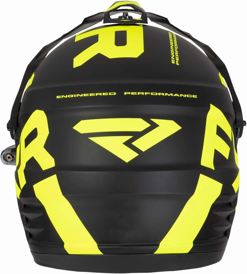 FXR Torque Team Helmet 2025 (Black/Hi-Vis - Medium)
