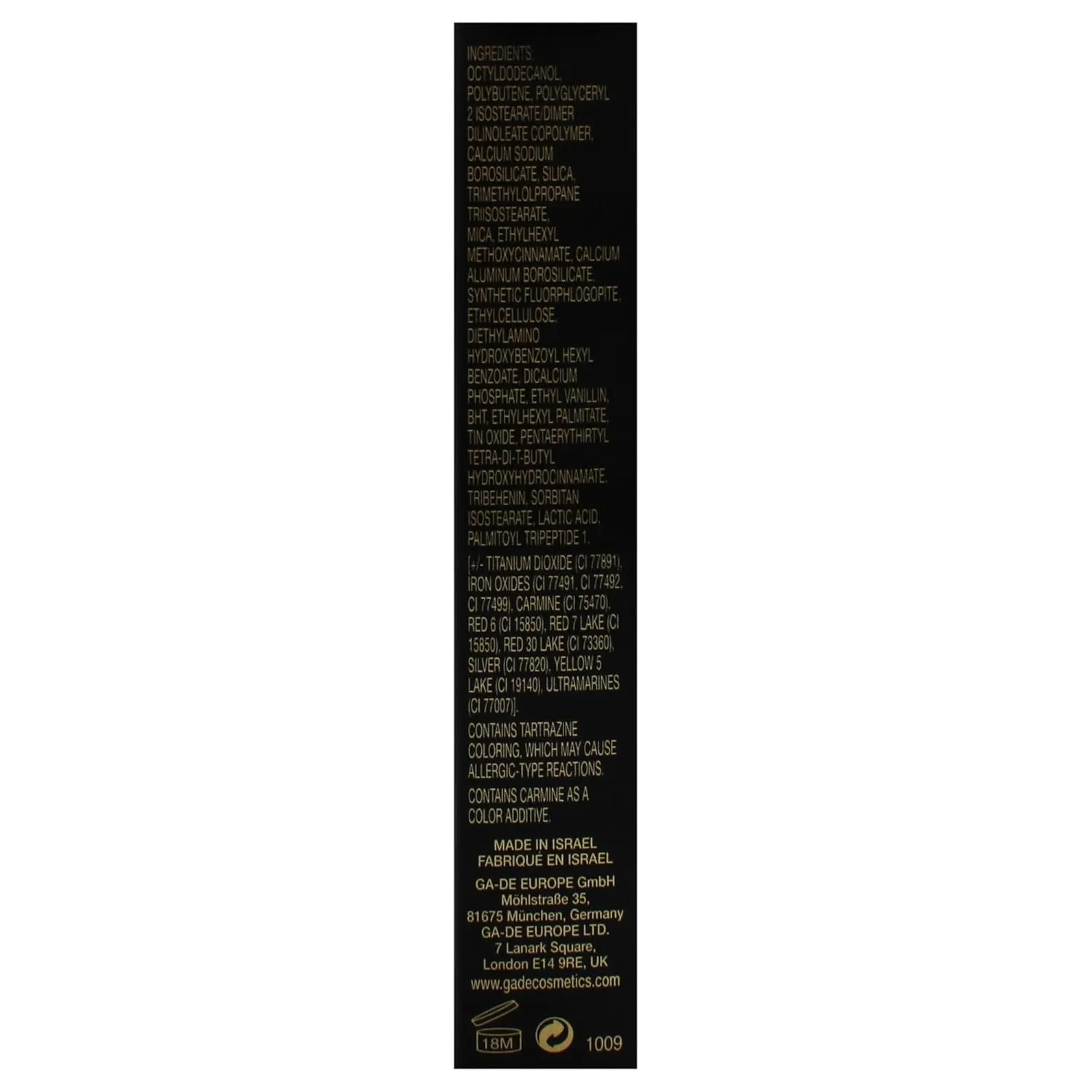 GA-DE Crystal Lights Lip Gloss, 527 - Enriched with Light-Reflecting Crystal Pearls - Smooth Silky, Rich Color - Moisturizes and Adds Shine - 0.2 oz