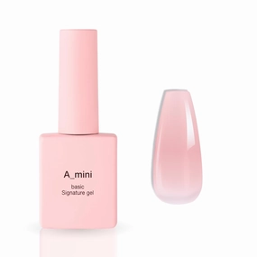 Gel Nail Polish, Nude, Nude Pink, Sheer Nautral Gel Polish, UV Light Cure for Nail Art DIY, Salon-Quality, 0.34 fl oz