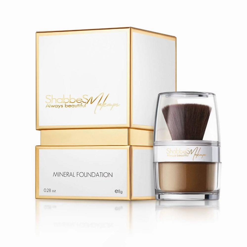 Generic Shabbes Makeup Mineral Powder Makeup for Shabbos MINERAL FOUNDATION Kosher for Shabbos Premium Quality Eco Friendly Chemical Free Cruelty Free Perfume Free 100% Natural (DARK BROWN 014, 8 GM)