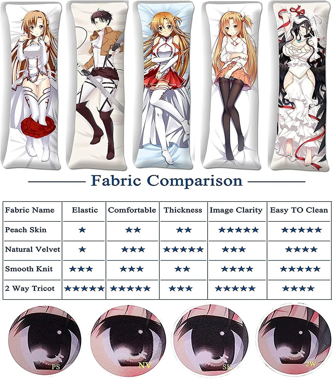 Genshin Impact Amber Full Body Animation Pillowcase Dakimakura, Anime Pretty Girl Peach Skin/2WAY Body Pillowcase Favorite of Otaku and Anime Fans (Color : Peach Skin, Size : 150x50cm(59x20in