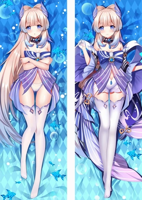 Genshin Impact Sangonomiya Kokomi Dakimakura HUGGING PEACH SKIN BODY PILLOW (G61)