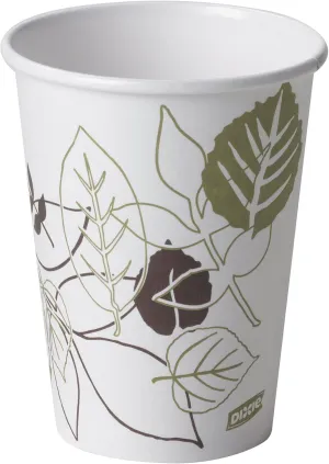 Georgia-Pacific DIXIE 12OZ PAPER HOT CUPS BY GP PRO (GEORGIA-PACIFIC),FIT LARGE LIDS,PATHWAYS,1,000 CUPS PER CASE