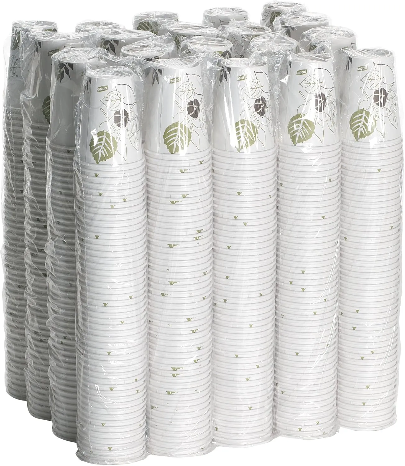 Georgia-Pacific DIXIE 12OZ PAPER HOT CUPS BY GP PRO (GEORGIA-PACIFIC),FIT LARGE LIDS,PATHWAYS,1,000 CUPS PER CASE