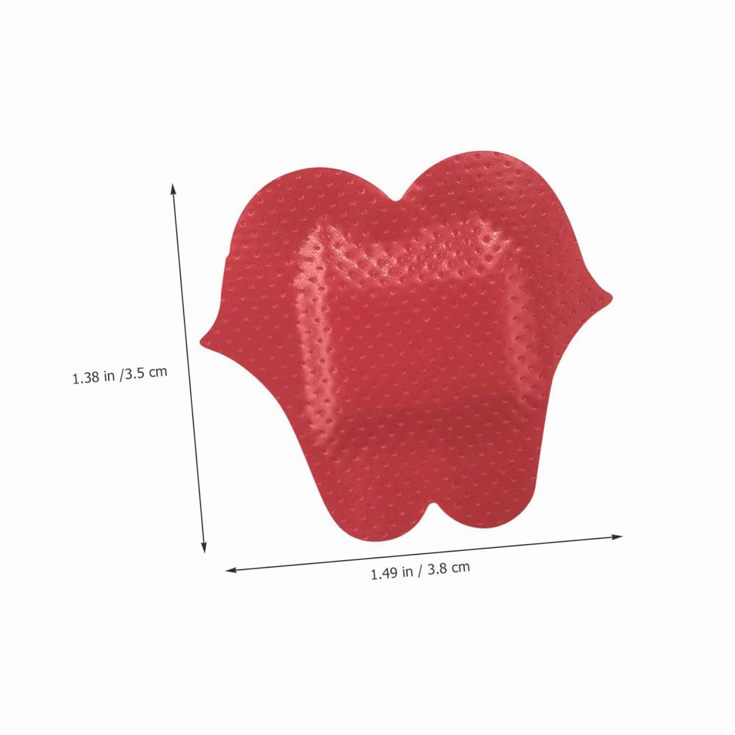 GLEAVI 100pcs Lip-Shaped Adhesive Bandages Portable and Flexible First Aid Patches Cute Cartoon Ages Pe Material for Wounds and Scrapes