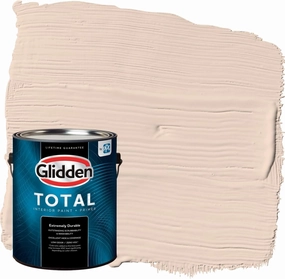 Glidden Total Interior Wall Paint & Primer All-in-One, Enjoy/Orange, Semi-Gloss, 1 Gallon