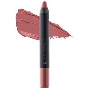 Glo Skin Beauty Suede Matte Lip Crayon (Angel) - Longwearing Formula Stays On All Day, With Conditioning Shea Butter   Mango Seed Oil for a Velvety Smooth Finish
