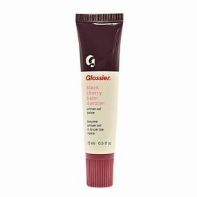 Glossier Balm Dotcom Lip Balm and Skin Salve, Black Cherry – Deep Burgundy Red Hydrating Balm, 0.5 oz