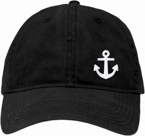 Go All Out Anchor Left Panel Classic Silhouette Dad Deluxe Trucker Structured Embroidered Hat