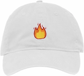 Go All Out Fire Icon Deluxe Dad Baseball Structured Trucker Embroidered Deluxe Dad Hat