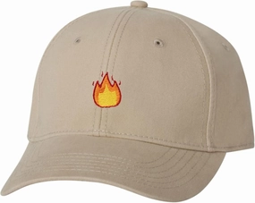 Go All Out Fire Icon Deluxe Dad Baseball Structured Trucker Embroidered Deluxe Dad Hat
