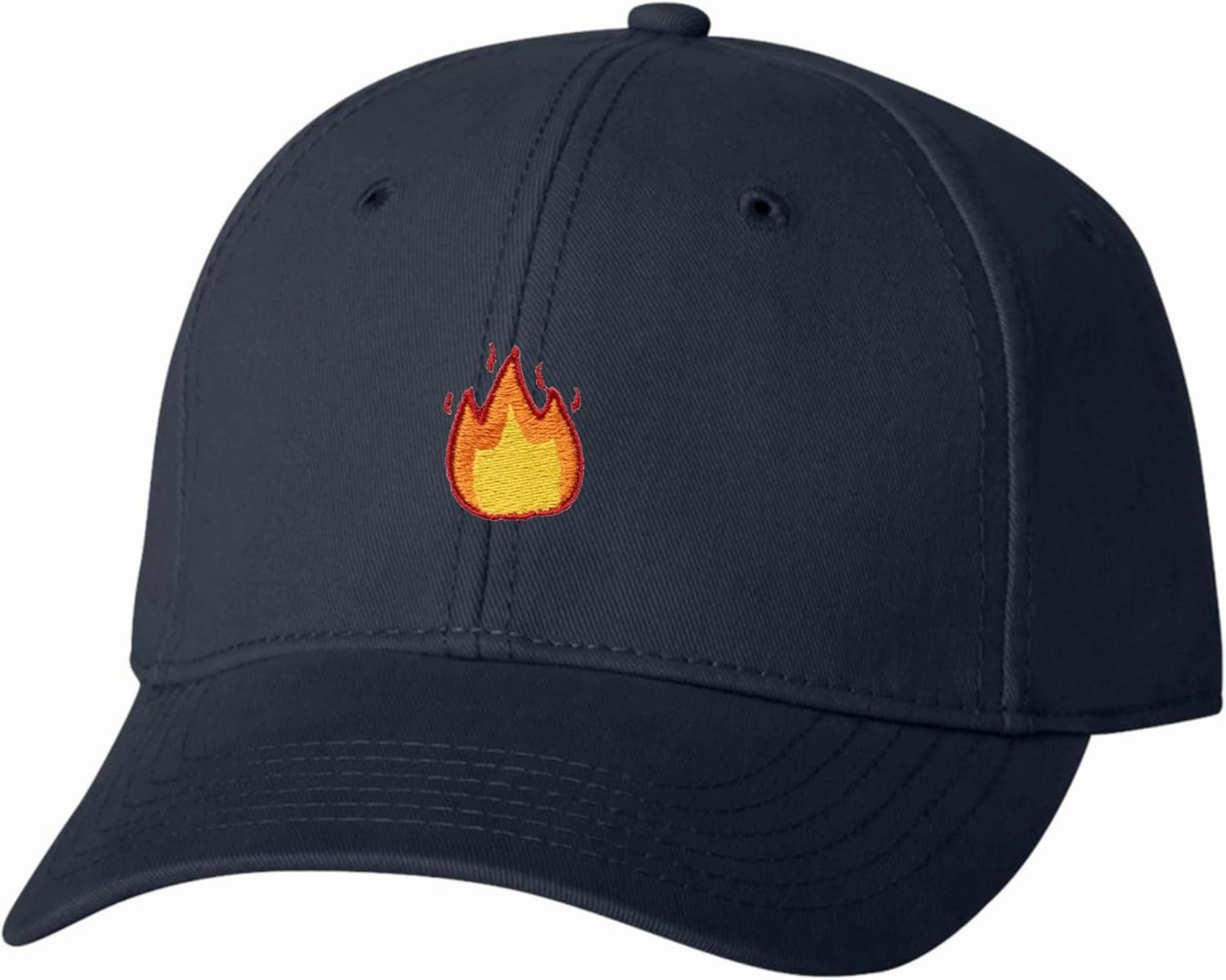 Go All Out Fire Icon Deluxe Dad Baseball Structured Trucker Embroidered Deluxe Dad Hat