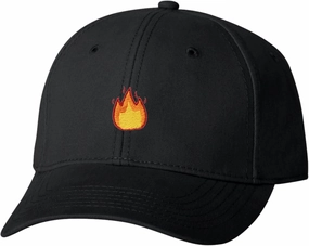 Go All Out Fire Icon Deluxe Dad Baseball Structured Trucker Embroidered Deluxe Dad Hat