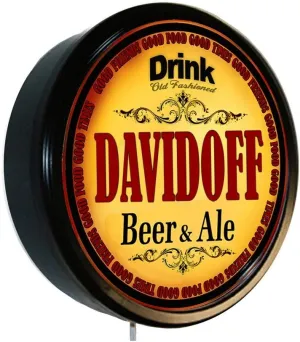 Goldenoldiesclocks DAVIDOFF Beer and Ale Cerveza Lighted Wall Sign