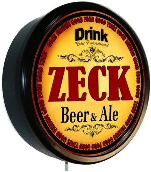 Goldenoldiesclocks ZECK Beer and Ale Cerveza Lighted Wall Sign