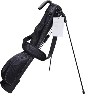 Golf Stand Bag, Lightweight Mini Golf Sunday Bag with Rain Cover and Removable Padded Shoulder Strap, 2 Model Options -2 Way Divider and 4 Way Divider, Waterproof Wear-Resistant Durable Fabric Golf Bag for Women and Men