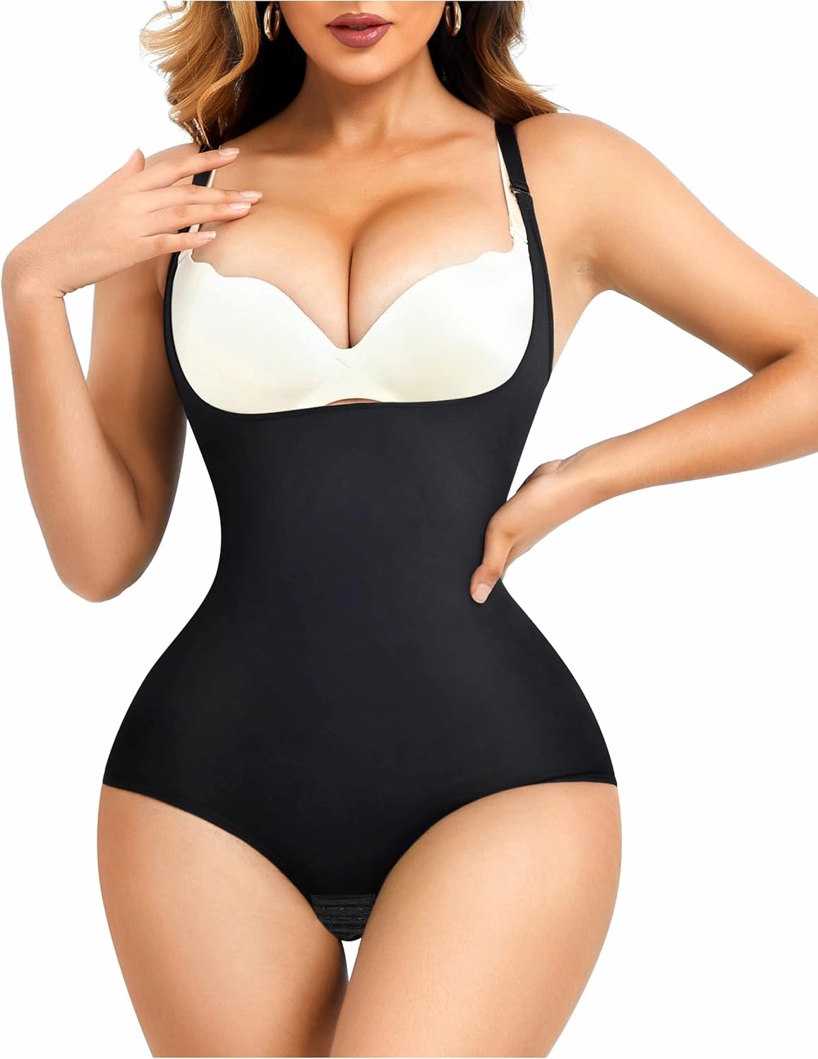 Gotoly Shapewear Bodysuit for Women Tummy Control Fajas Colombianas Waist Trainer Butt Lifter Panty Stomach Body Shaper