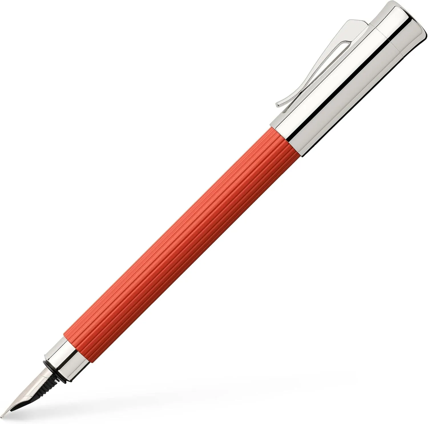 Graf von Faber-Castell Fountain Pen, Tamitio India Red, Broad Nib