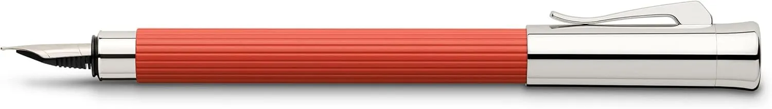 Graf von Faber-Castell Fountain Pen, Tamitio India Red, Broad Nib