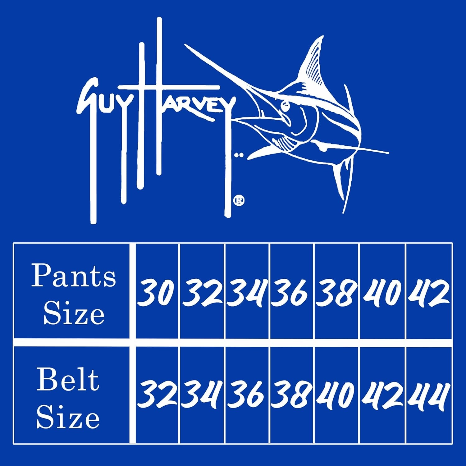 Guy Harvey Mens Leather Tab Belts