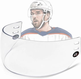 GY Hockey Visor Clear Hockey Helmet Visor Youth Hockey Half Visor Adult, Inside Anti-Fog/Outside Anti-Scratch (HV-M88)