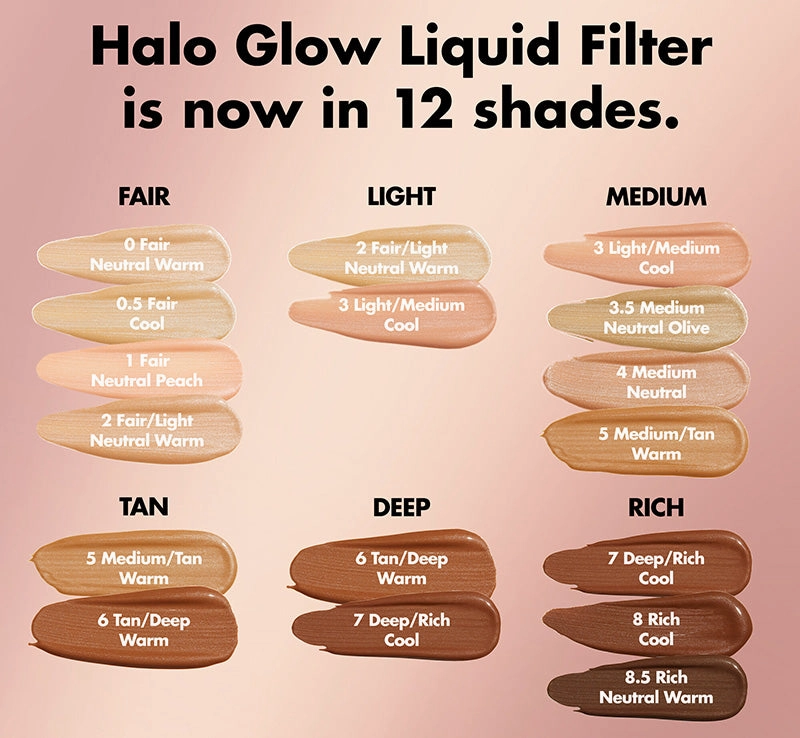 HALO GLOW LIQUID FILTER - 3 LIGHT/MEDIUM