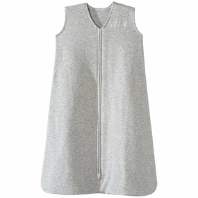 HALO SleepSack Cotton Wearable Blanket, Heather Gray, Medium