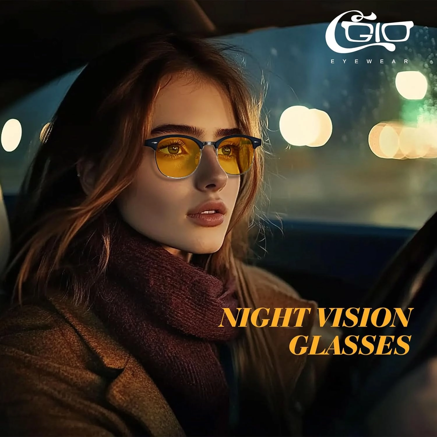 Happy Store CN56 Vintage Inspired Classic Horn Rimmed Nerd UV400 Clear Lens Glasses