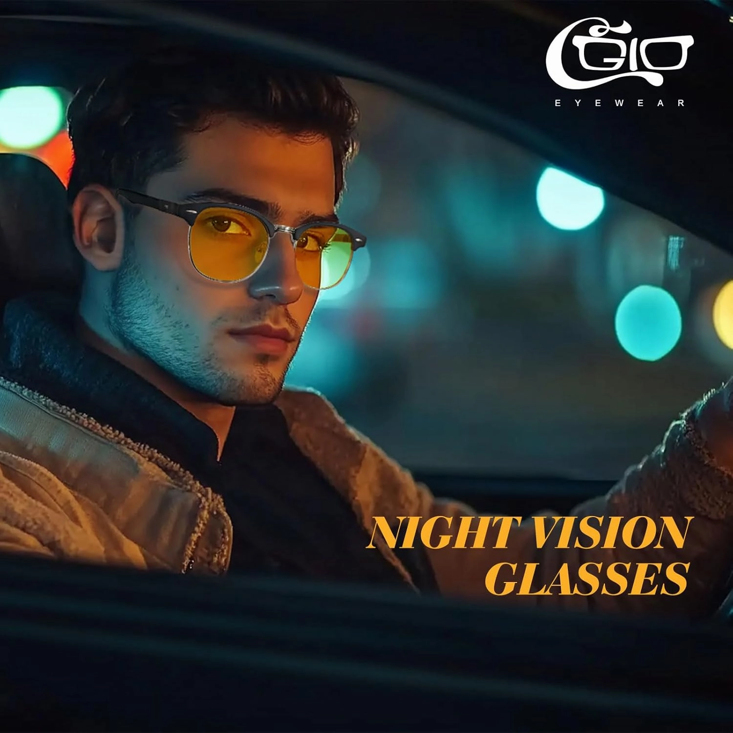 Happy Store CN56 Vintage Inspired Classic Horn Rimmed Nerd UV400 Clear Lens Glasses