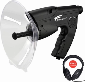 HAUSBELL Parabolic Listening Device for Kids – Bionic Ear Electronic Nature Explorer, 8x Monocular, Adjustable Volume, Includes Headphone, Fun Outdoor Nature Sound Observation Tool, Ideal for Ages 5-9