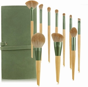 HBJWOV 10 Pieces of Makeup Brush Set Super Soft Powder Blusher Powder Brush Eye Shadow Brush Cosmetic Brush
