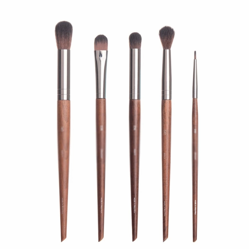 HBJWOV 5 Pieces of Eye Shadow Brush Set Nose Shadow Brush Highlight Brush Beauty Tools Eyeliner Brush Makeup Brush