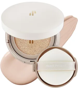 Heart Percent Dote on Mood Layer Cushion SPF 50 /PA    with Refill, Satin Glow Silky Flawless Finish Full Coverage Advanced Skincare Foundation (#21P)