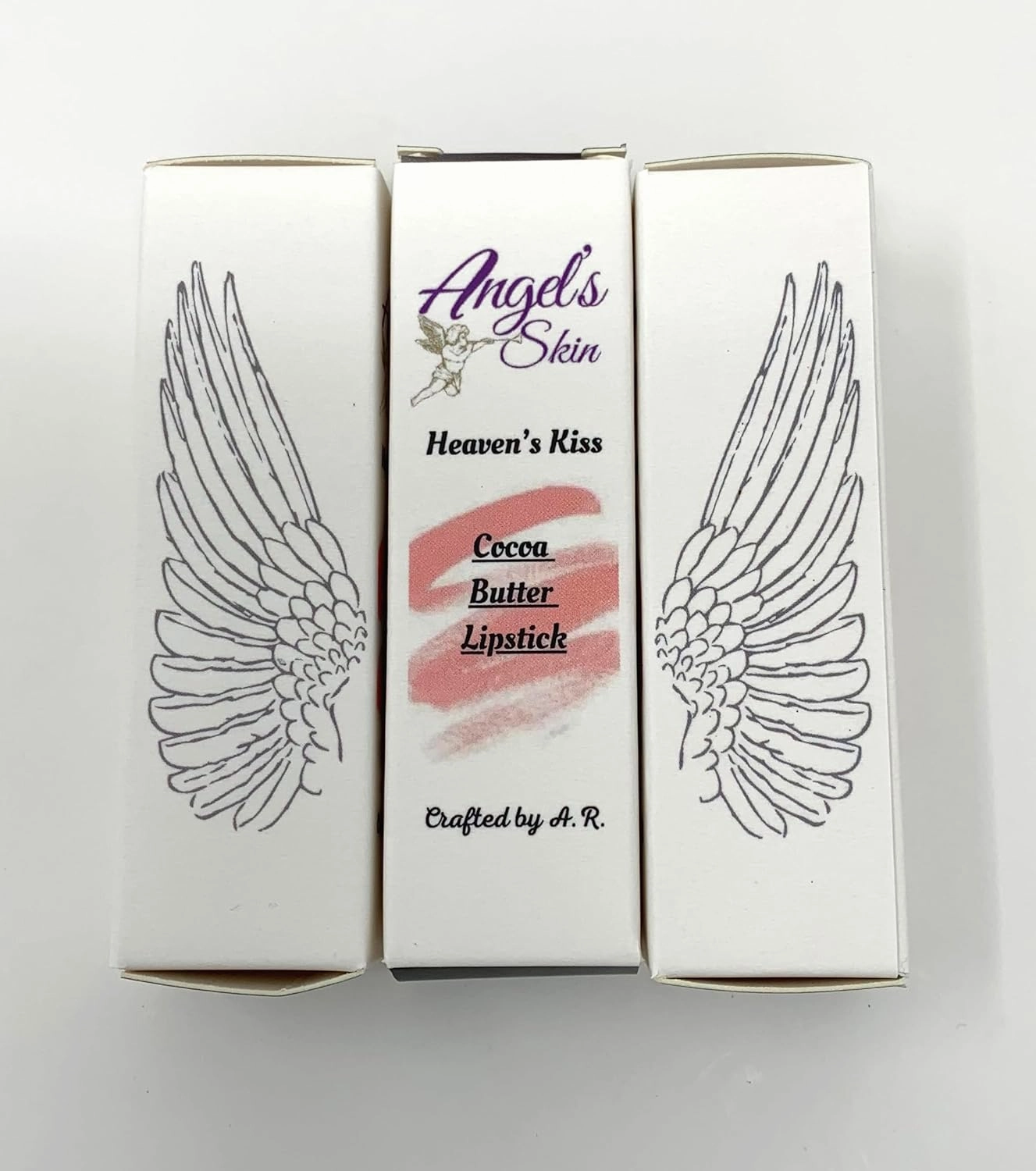 Heaven’s Kiss Cocoa Butter Lipstick | Moisturizing Shiny Lipstick | Angel’s Skin (Orange-licious)