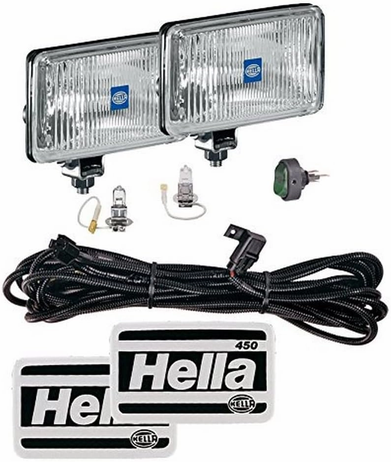 HELLA 005860631 450 DRIVING LAMP KIT (CLEAR LENS) H3 12V SAE/ECE