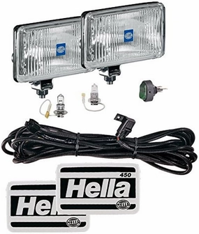 HELLA 005860631 450 DRIVING LAMP KIT (CLEAR LENS) H3 12V SAE/ECE