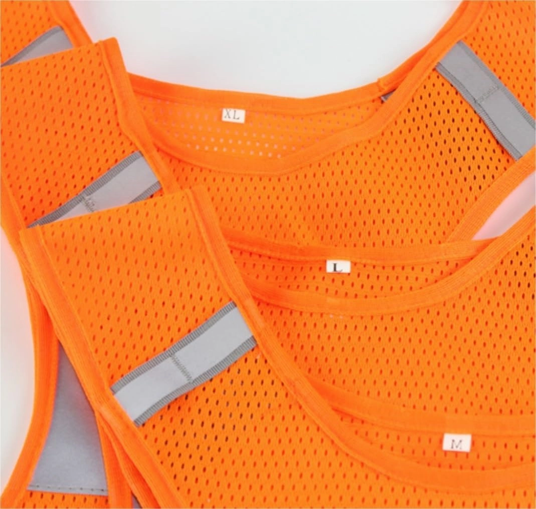 Hi Vis Vests, Side Opening Short Night Running Walking Cycling Sports Vest Reflective Safety Vest