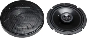 Hifonics Zeus ZS65CXS 6.5 Inch 3 Way 300W Shallow Mount Coaxial Speakers, Pair