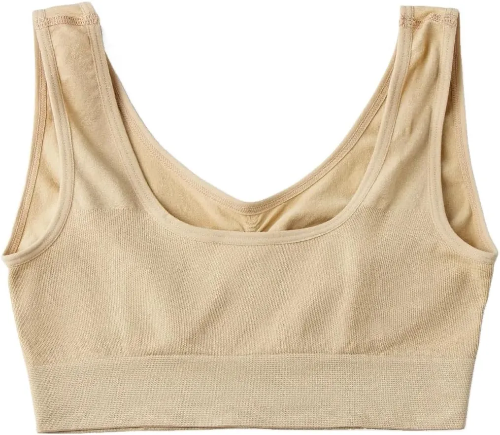 Hiking Gril Women's Comfort Wirefree Bralette Unpadded Sleep Yoga Bra