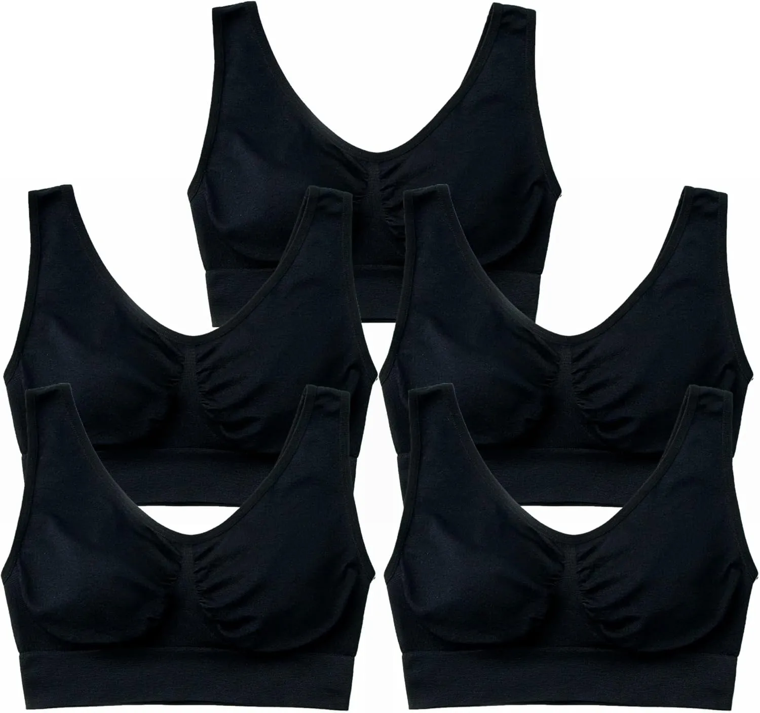 Hiking Gril Women's Comfort Wirefree Bralette Unpadded Sleep Yoga Bra