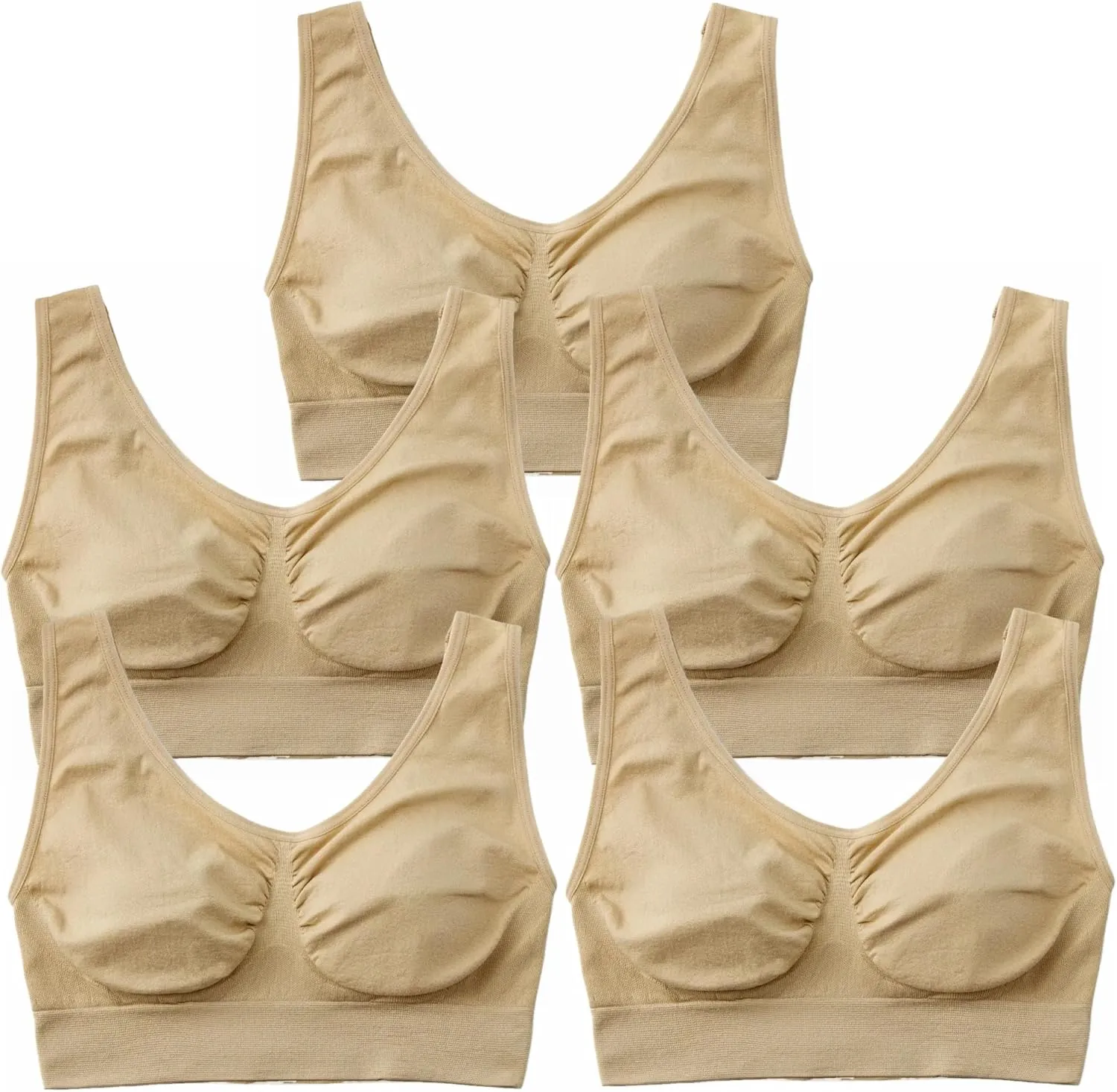 Hiking Gril Women's Comfort Wirefree Bralette Unpadded Sleep Yoga Bra