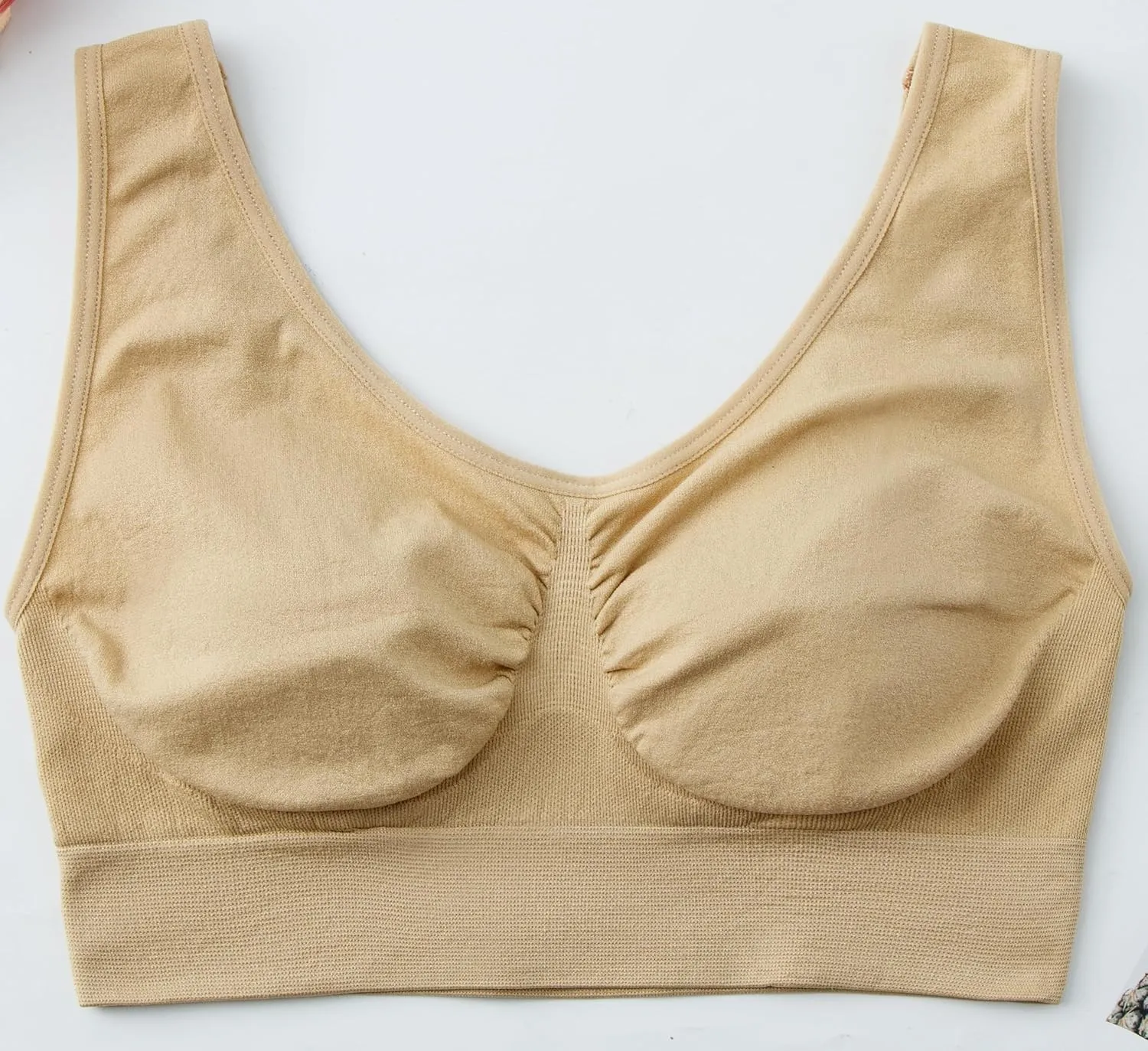 Hiking Gril Women's Comfort Wirefree Bralette Unpadded Sleep Yoga Bra