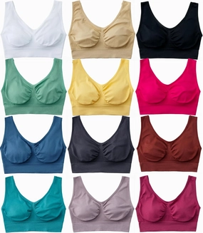 Hiking Gril Women's Comfort Wirefree Bralette Unpadded Sleep Yoga Bra
