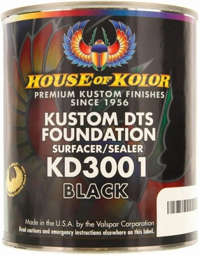 House of Kolor KD3001 Black Epoxy Surfacer Sealer Gallon KIT