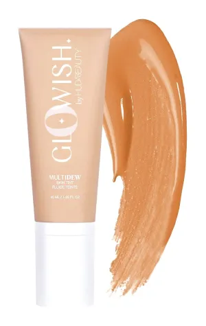 HUDA BEAUTY GloWish Multidew Vegan Skin Tint Foundation 04 Light Medium