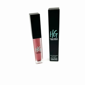 Hula Girls Hideaway – The Ultimate Lip Gloss | Peach Me | Soft Pink Natural | Vegan Formula with Built-In Mirror & LED Light