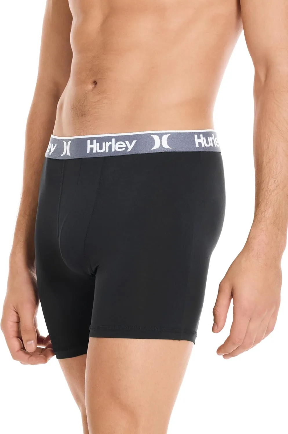 Hurley Men's 5 Pack Stretch Boxer Briefs